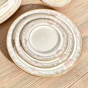 Noritake Barrymore 2 Plates-Bone China-Pristine!